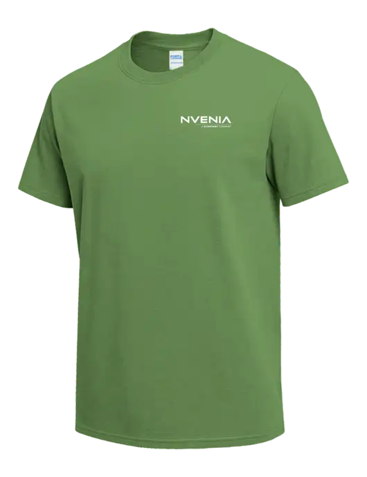 Light Kelly Green Heavyweight 6.1 oz T-Shirt w/nVenia Logo