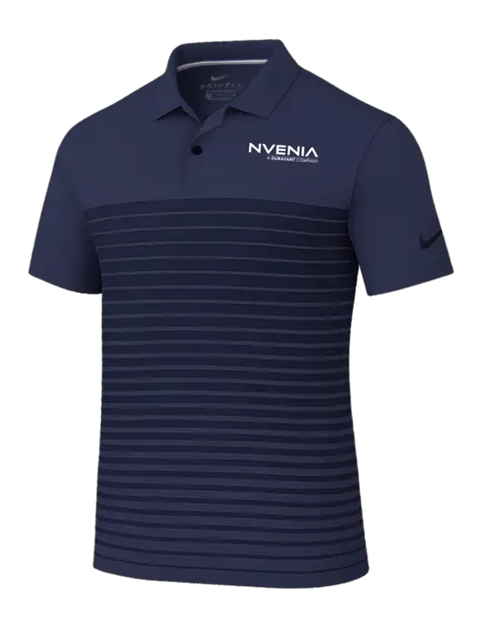 Nike Navy Dri-FIT Vapor Block Polo w/nVenia Logo