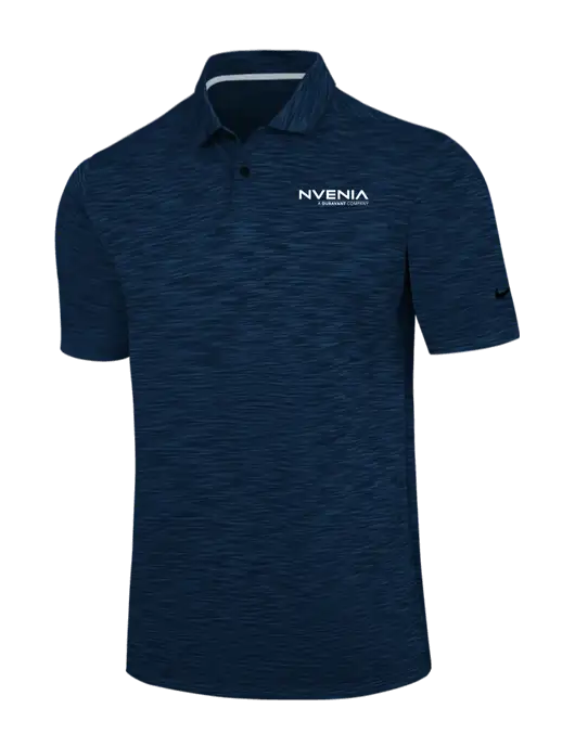 Nike Navy Dri-FIT Vapor Space Dyed Polo w/nVenia Logo