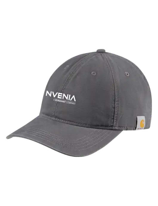 Carhartt Dark Grey Cotton Canvas Cap w/nVenia Logo