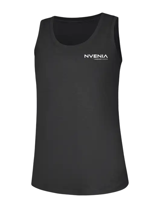 Womens Black Frost Perfect Tri Racerback Tank w/nVenia Logo