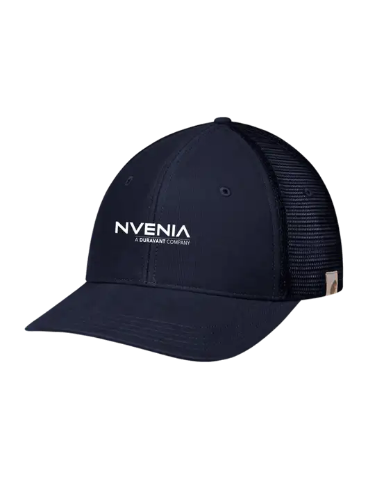 Carhartt Navy Canvas Trucker Cap w/nVenia Logo