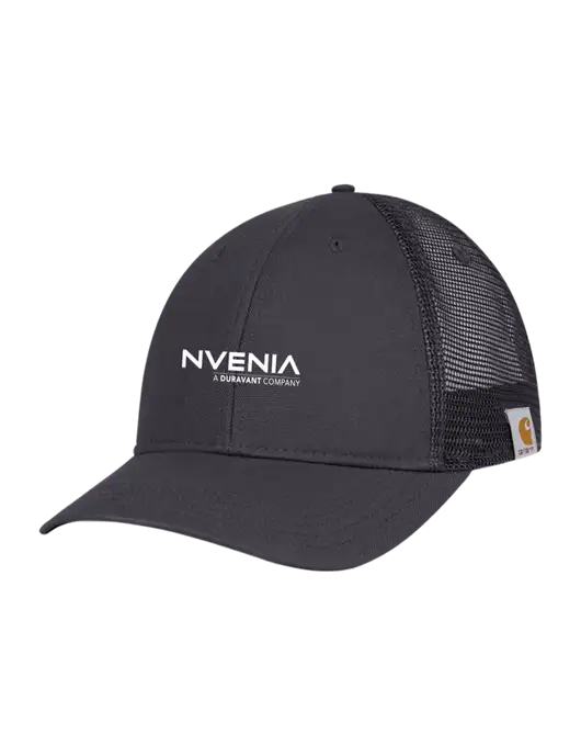 Carhartt Dark Grey Canvas Trucker Cap w/nVenia Logo