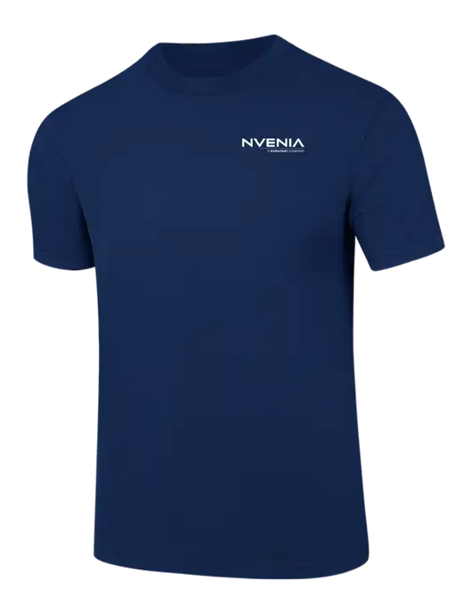 Comfort Colors 6.1 oz Dark Navy Heavyweight Ring Spun T-Shirt w/nVenia Logo