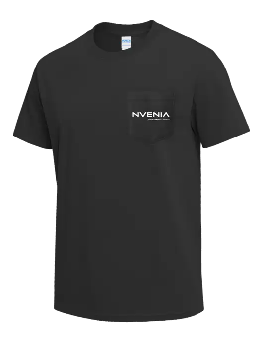 Charcoal Heavyweight 6.1 oz Pocket T-Shirt w/nVenia Logo