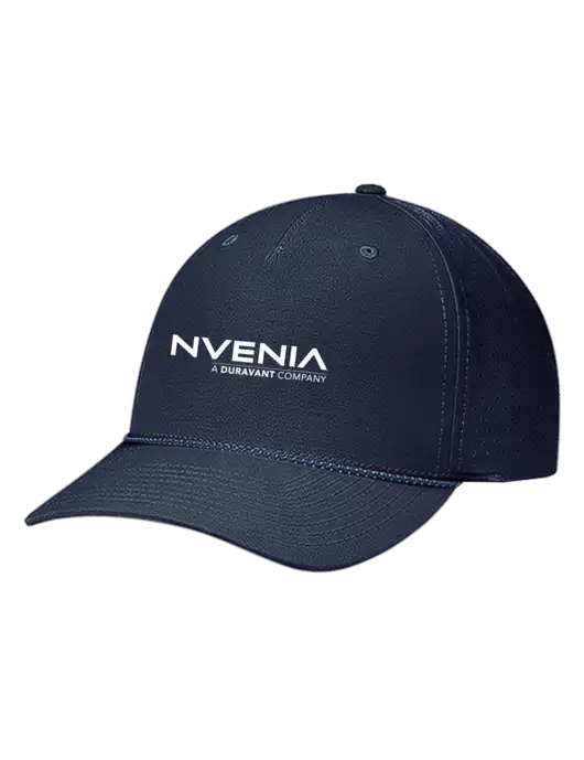 Richardson Laser Perf Performance Dark Navy/Navy-Grey-Blue Rope Cap w/nVenia Logo