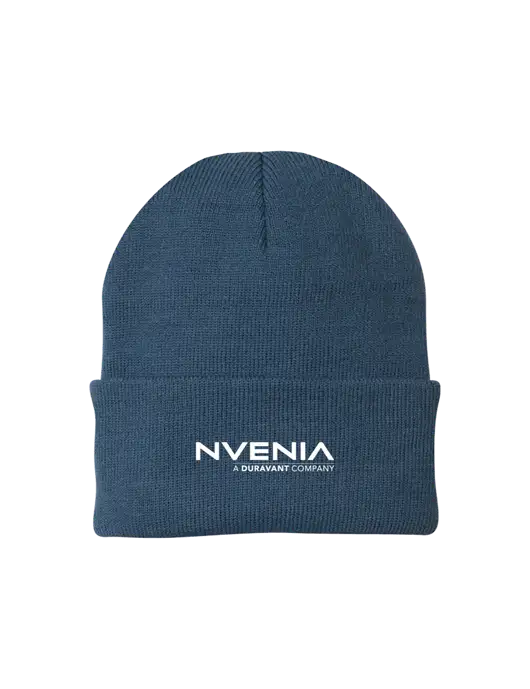 Dark Slate Knit Cap w/nVenia Logo