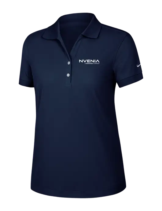 Nike Womens Dri-FIT Classic Dark Navy Polo w/nVenia Logo