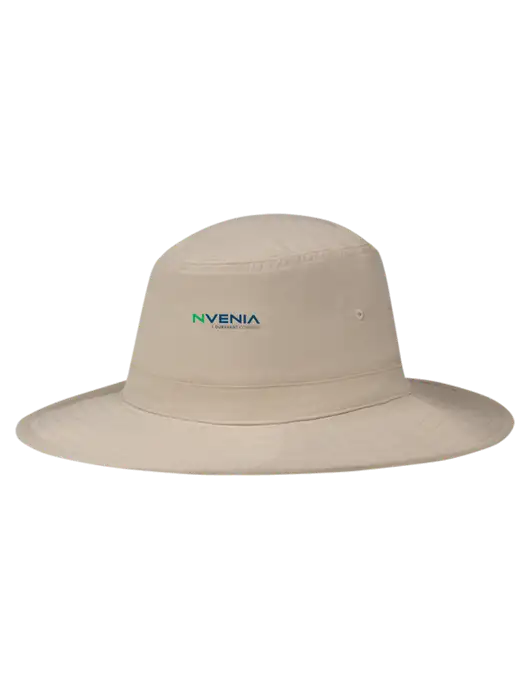 Tan Booney Sun Hat w/nVenia Logo