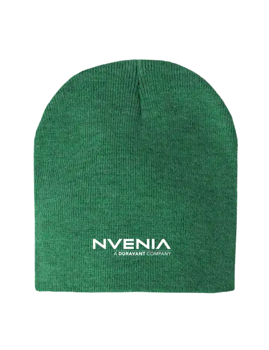Kelly Green Heather Element Knit Beanie w/nVenia Logo